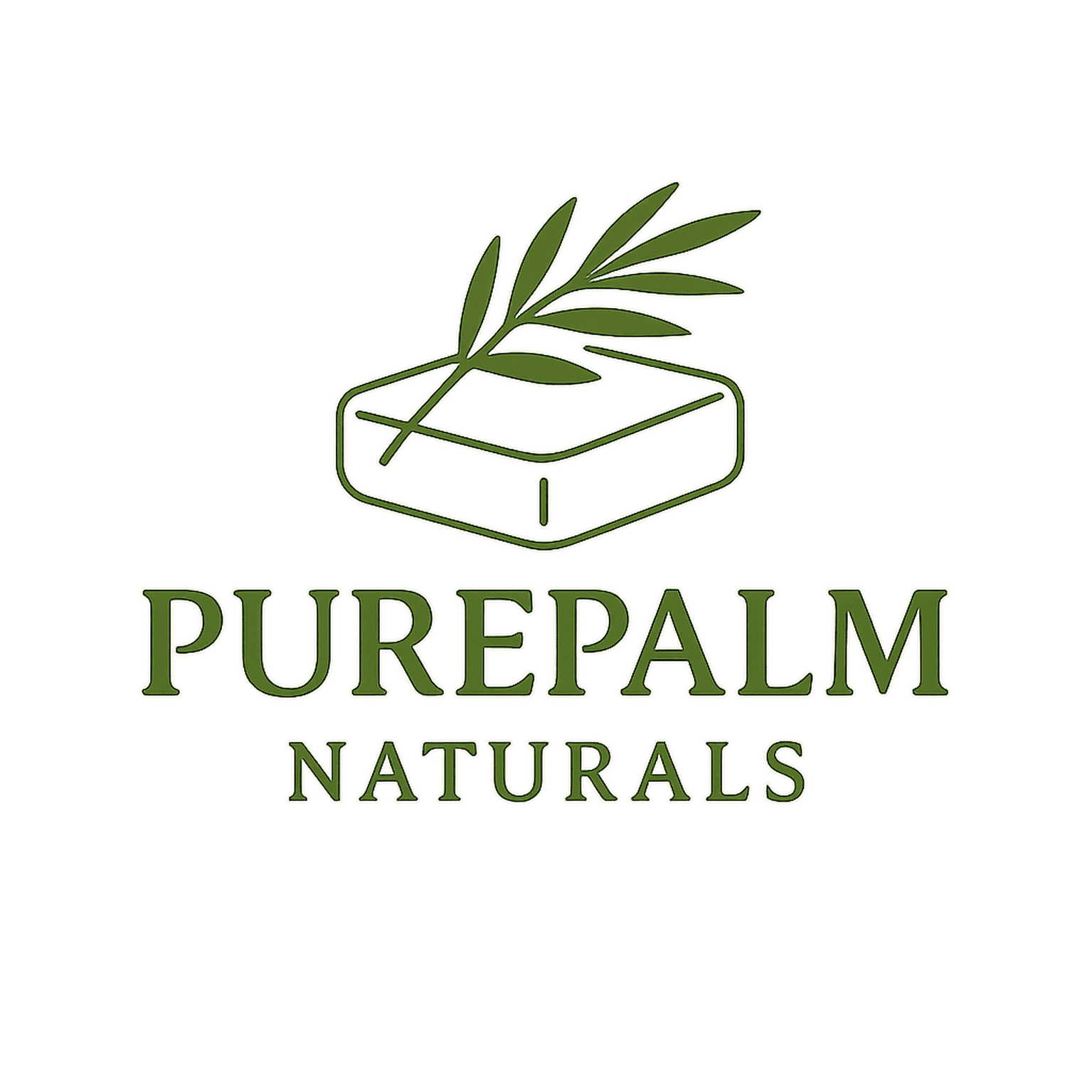 PurePalm Naturals handmade soap logo icon